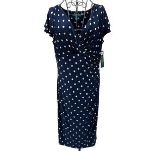 NWT Lauren Ralph Lauren Sheath Dress - Size 14